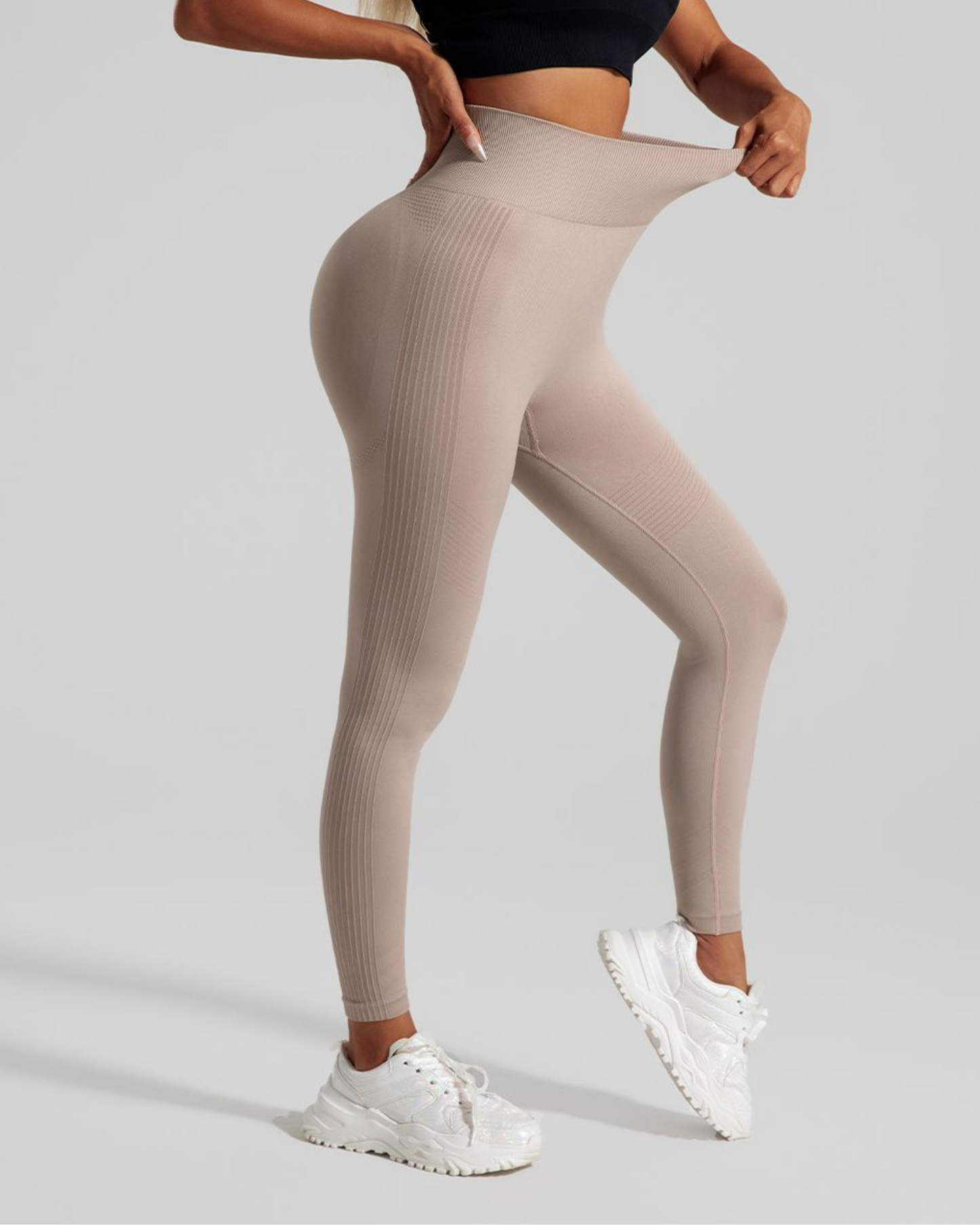Calza LINES Beige