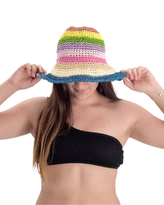 Sombrero Crochet Arcoiris