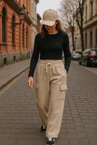 Pantalon Cargo Tostado