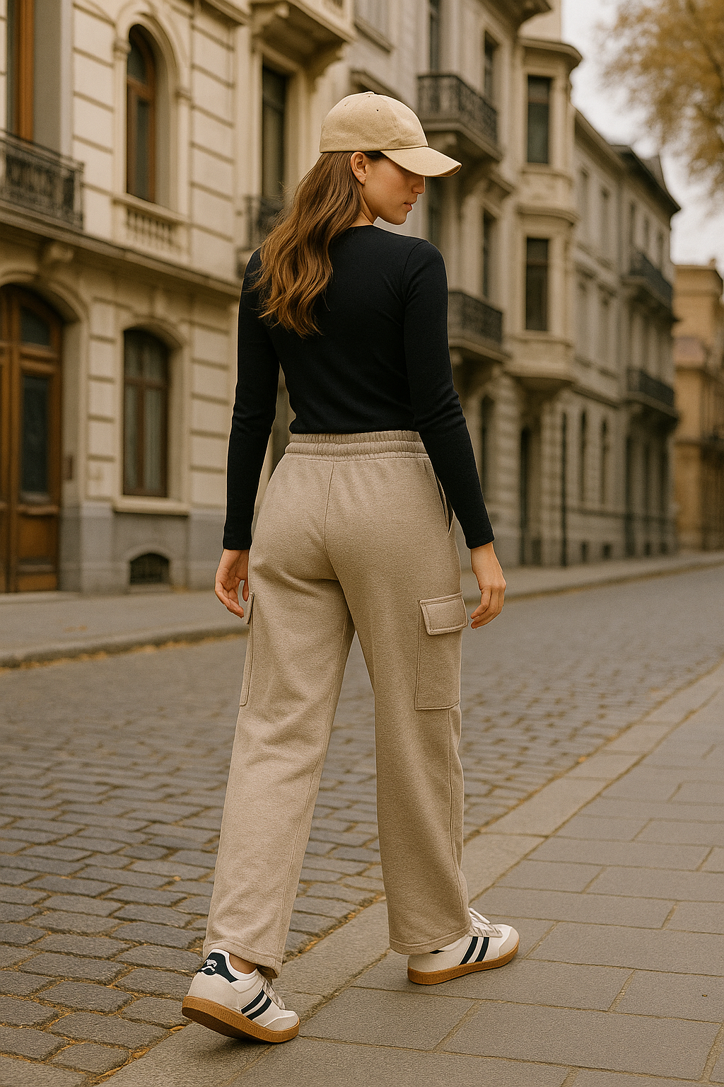 Pantalon Cargo Tostado