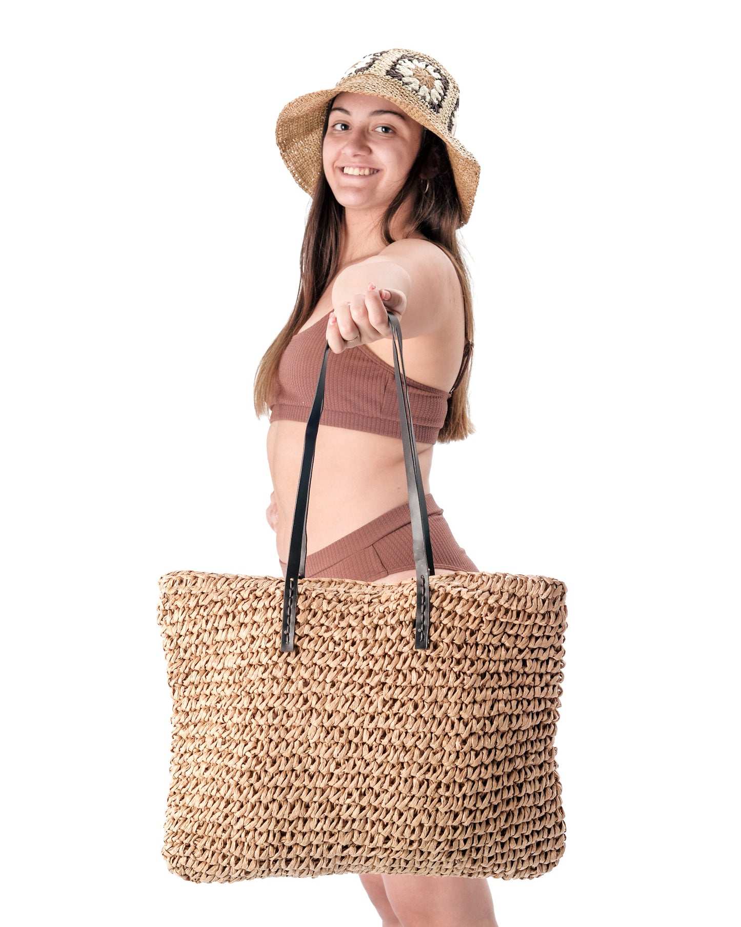 Bolso Playero Tostado