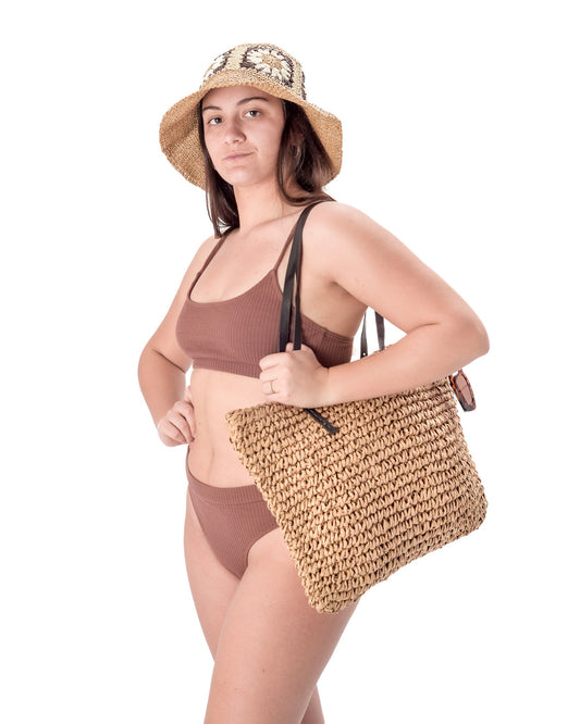 Bolso Playero Tostado