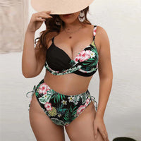 Bikini FLOWER Black