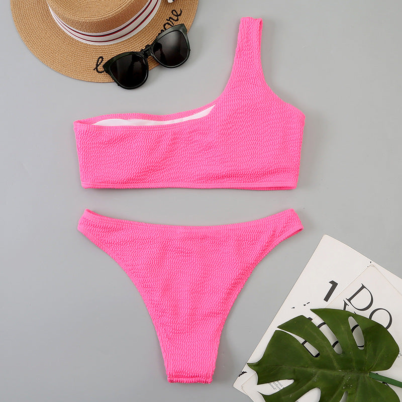 Bikini una tira Fucsia