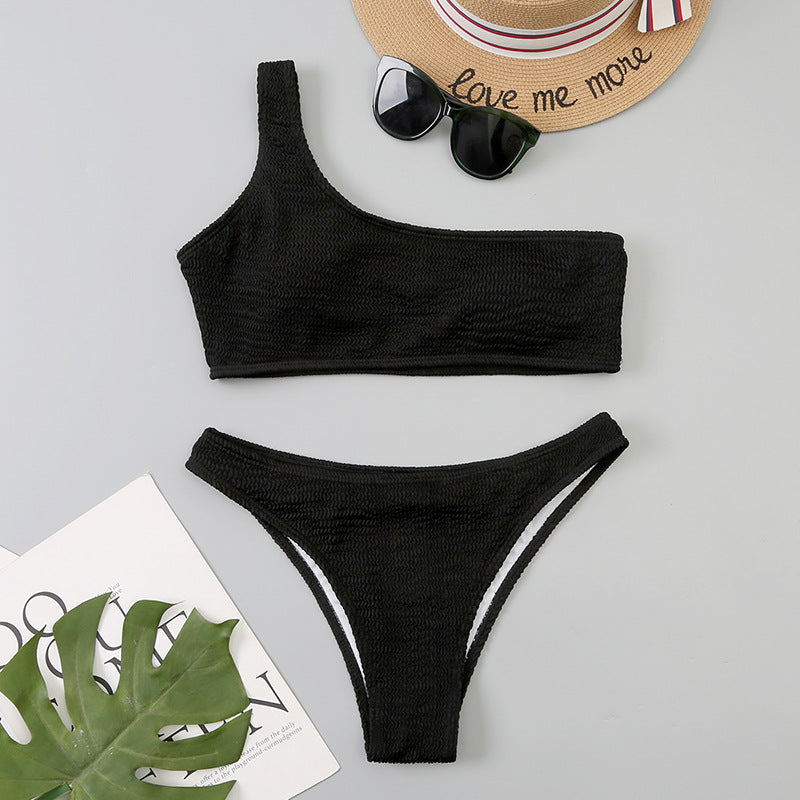 Bikini una tira Black