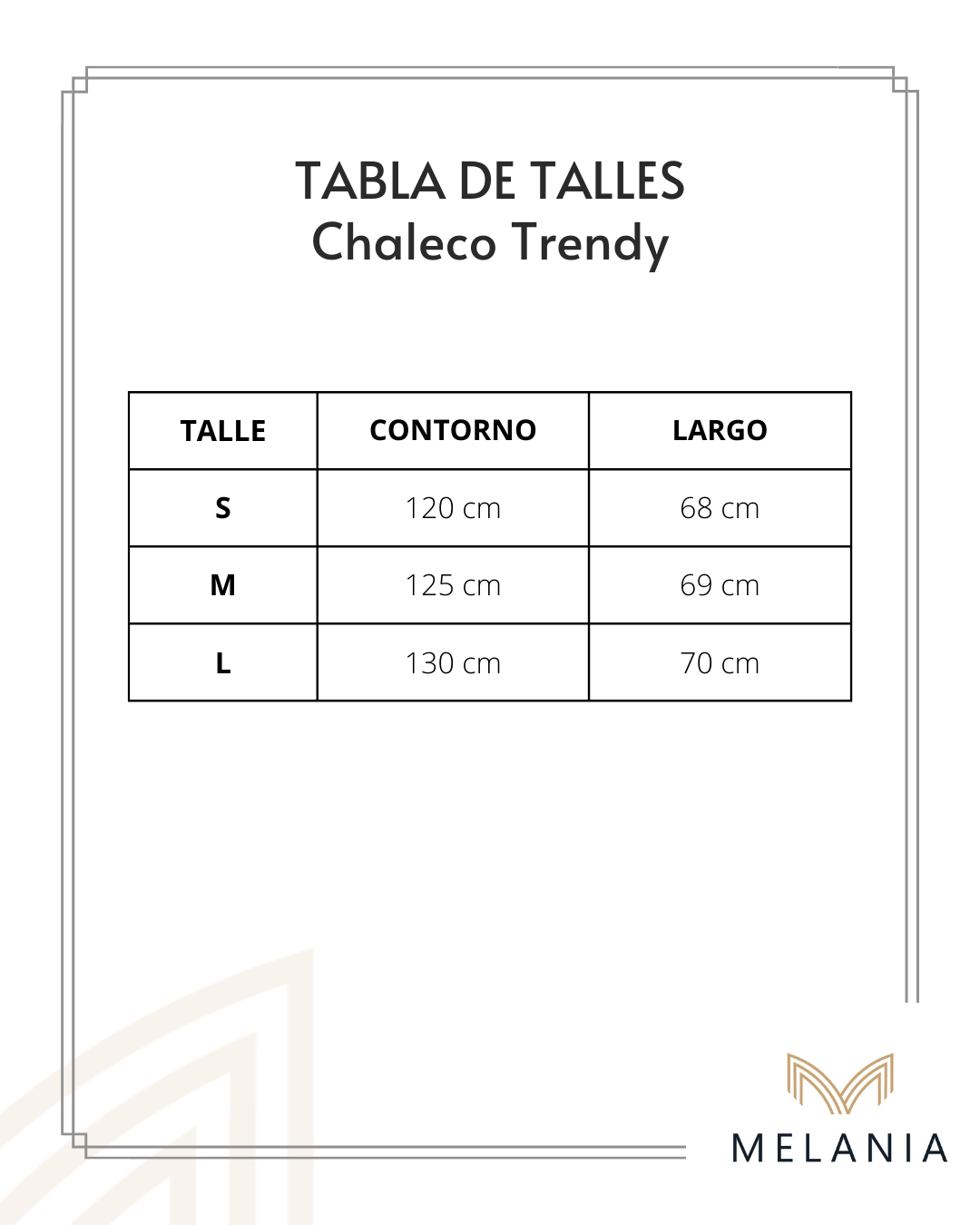 Chaleco Gamulan TRENDY Caramel