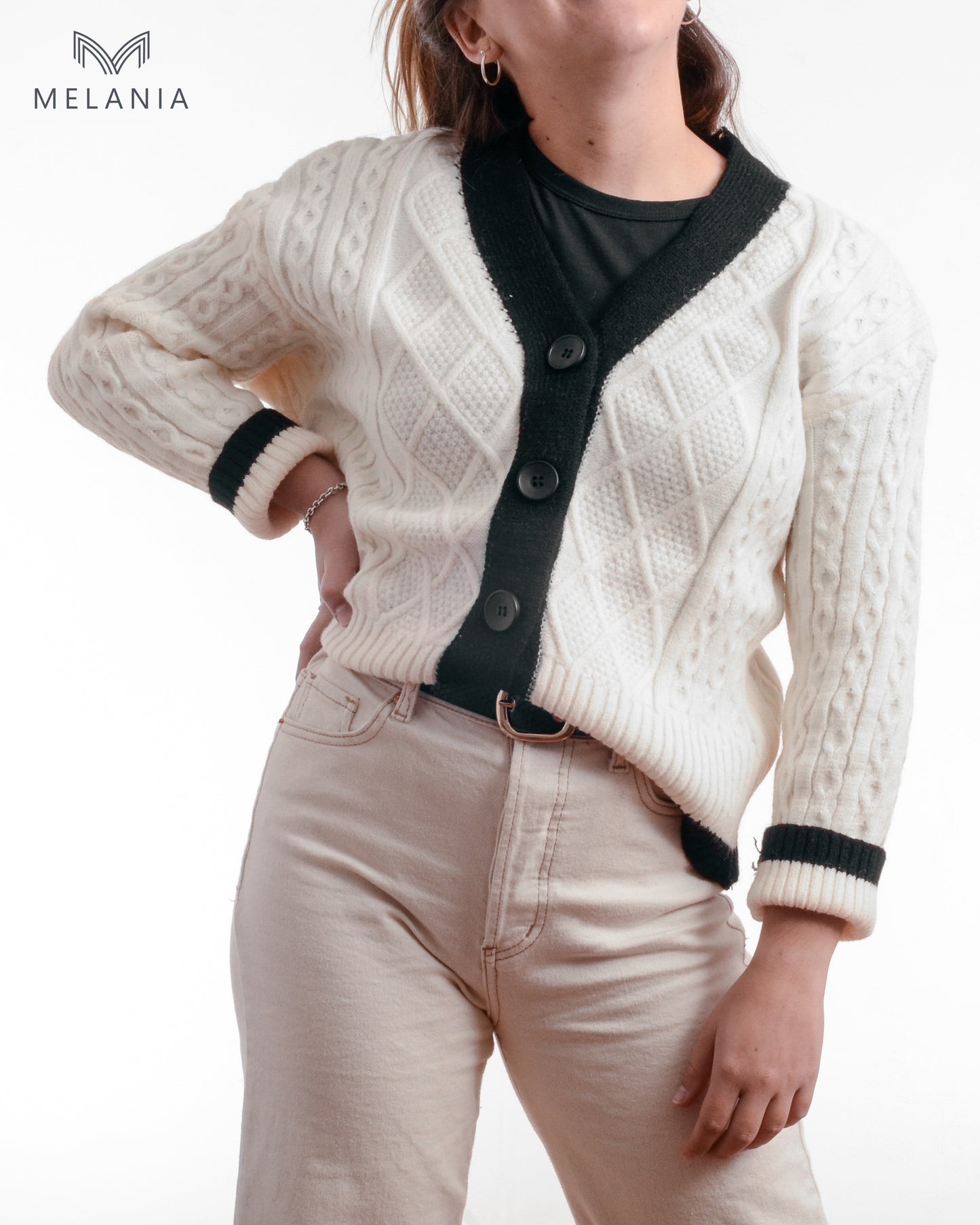 Cardigan WHITE