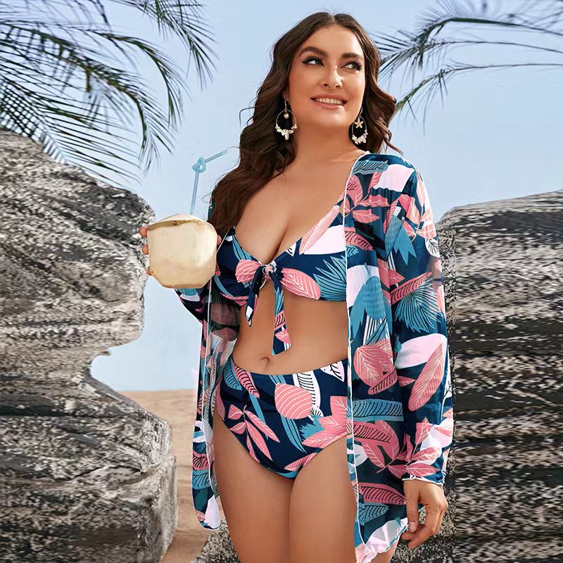 Bikini Mujer Plus Size Tres Piezas