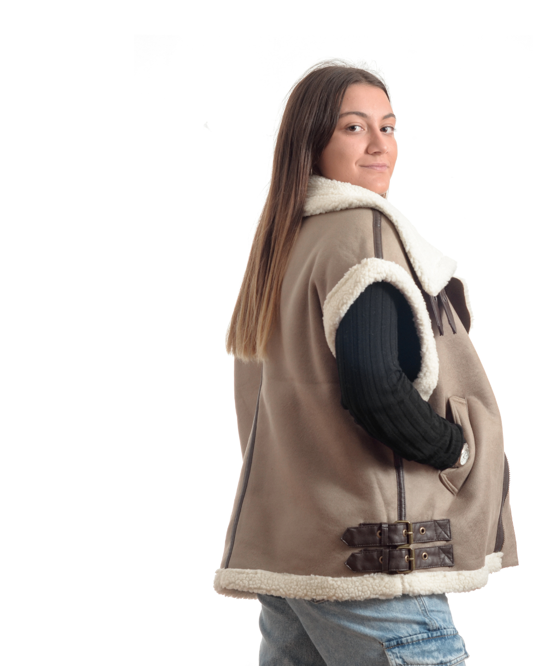Chaleco Gamulan TRENDY Brown
