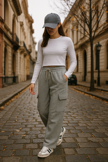 Pantalon Cargo Grey