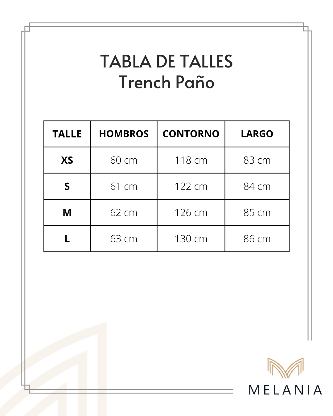 Trench Paño CREMA