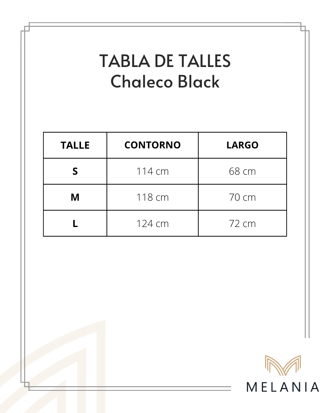 Chaleco Gamulan TRENDY BLACK