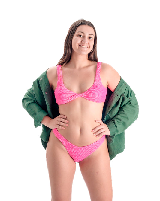 Bikini Frunce Rosa