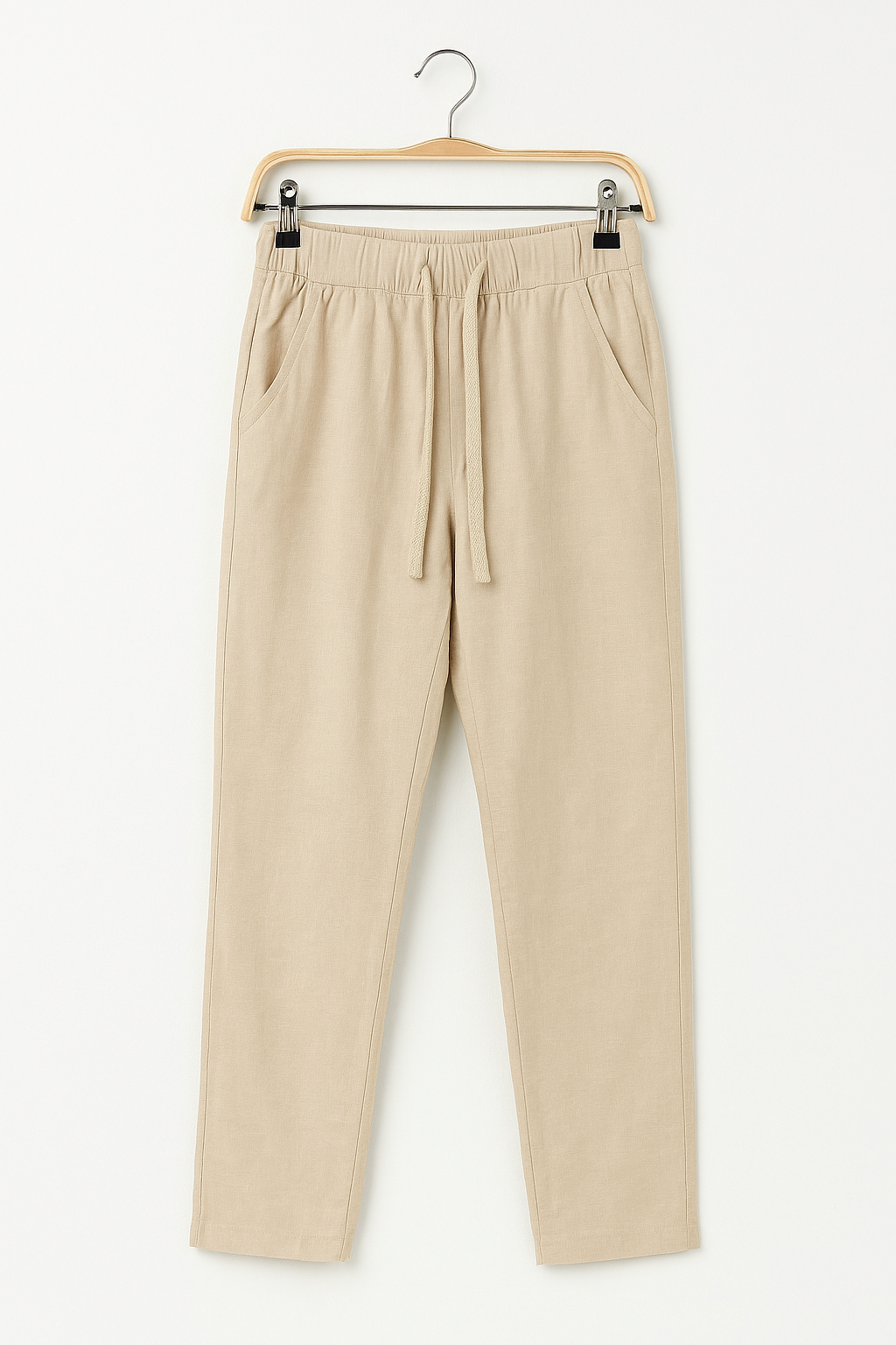 Pantalon de Lino Beige