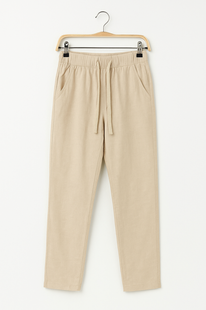 Pantalon de Lino Beige