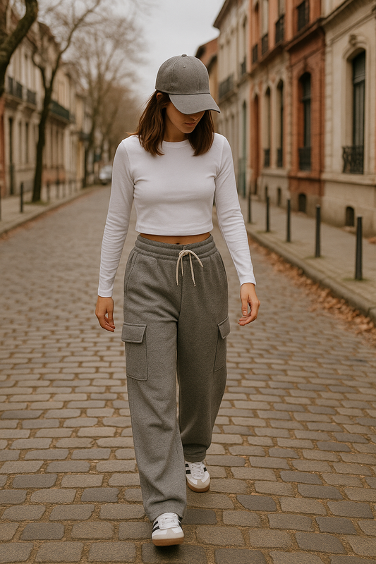 Pantalon Cargo Grey
