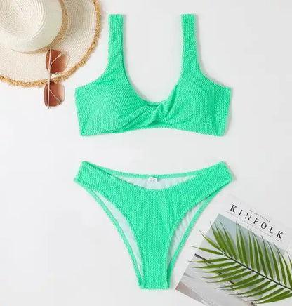 Bikini Frunce Verde