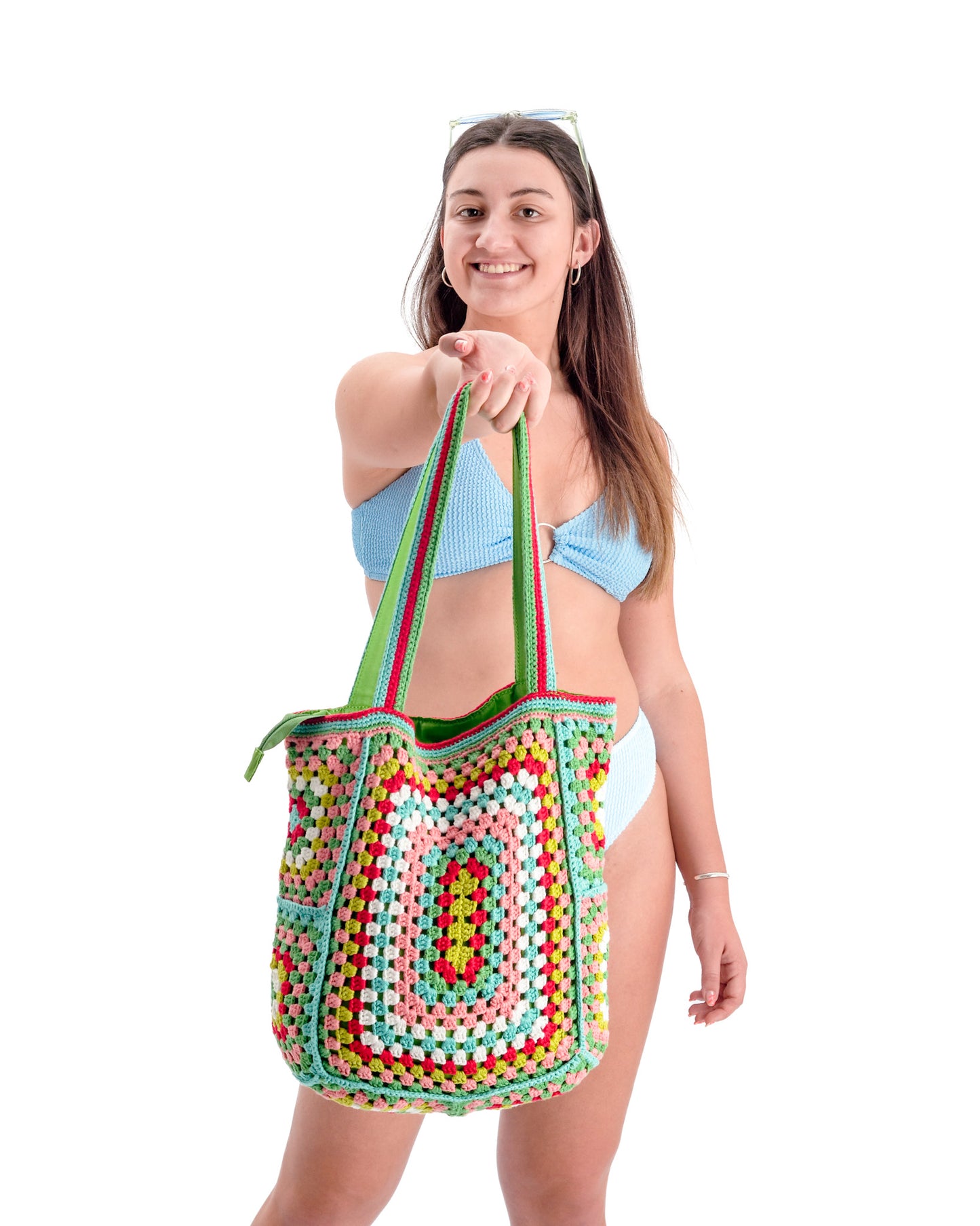 Bolso Crochet Verde