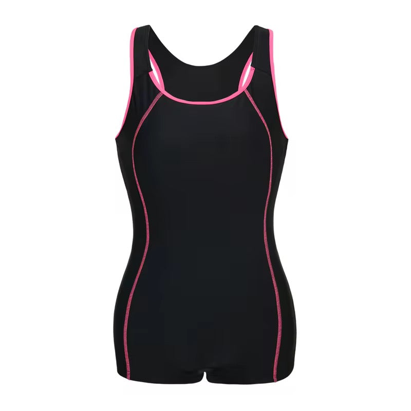 malla short deportiva con detalles rosa