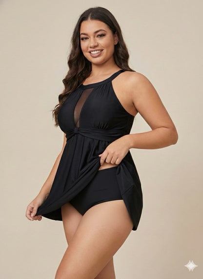 Tankini Tulle Black