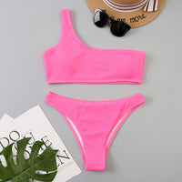 Bikini una tira Fucsia