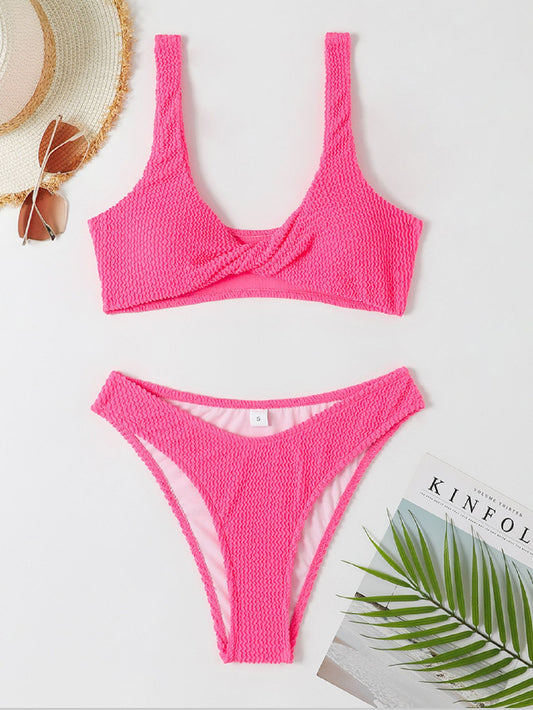 Bikini Frunce Rosa