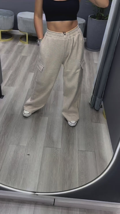 Pantalon Cargo Tostado