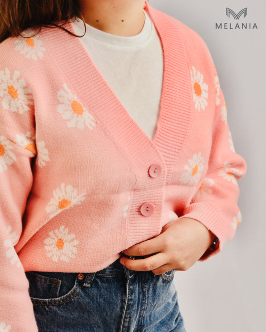 Cardigan Daisy Rosa