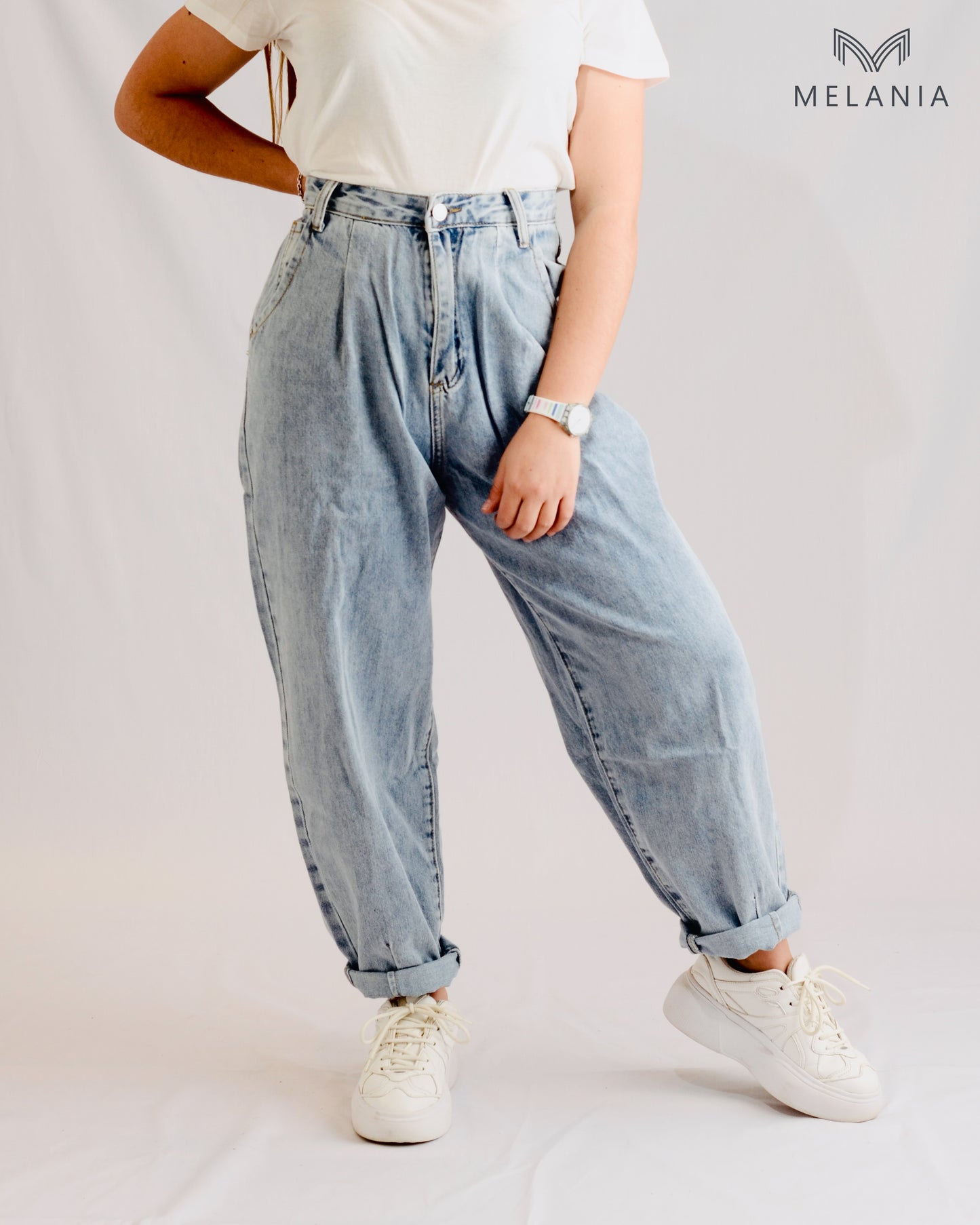 Jean Slouchy Blue