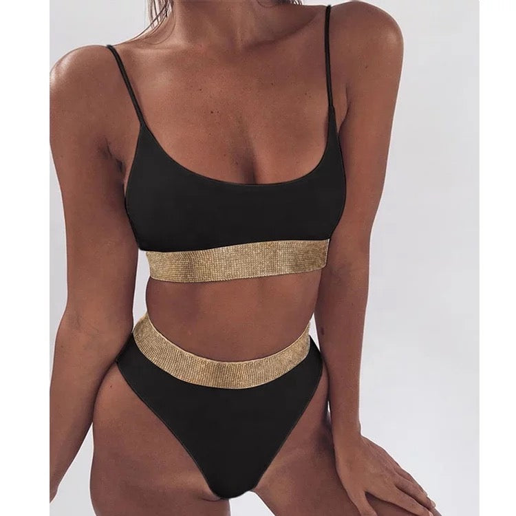 Bikini GLITTER Golden