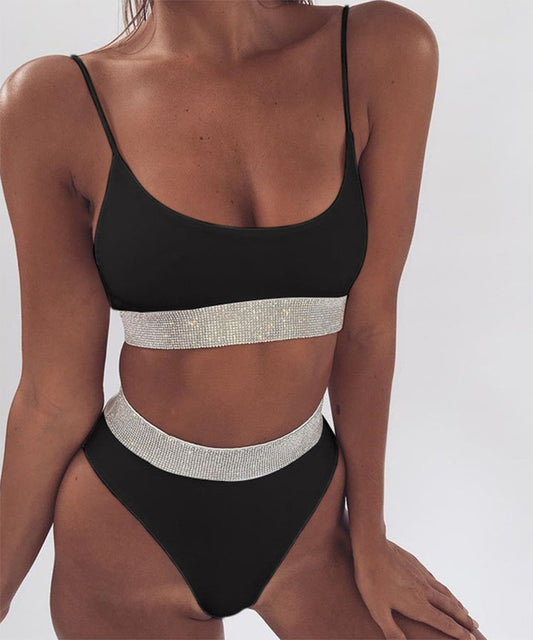 Bikini GLITTER Black