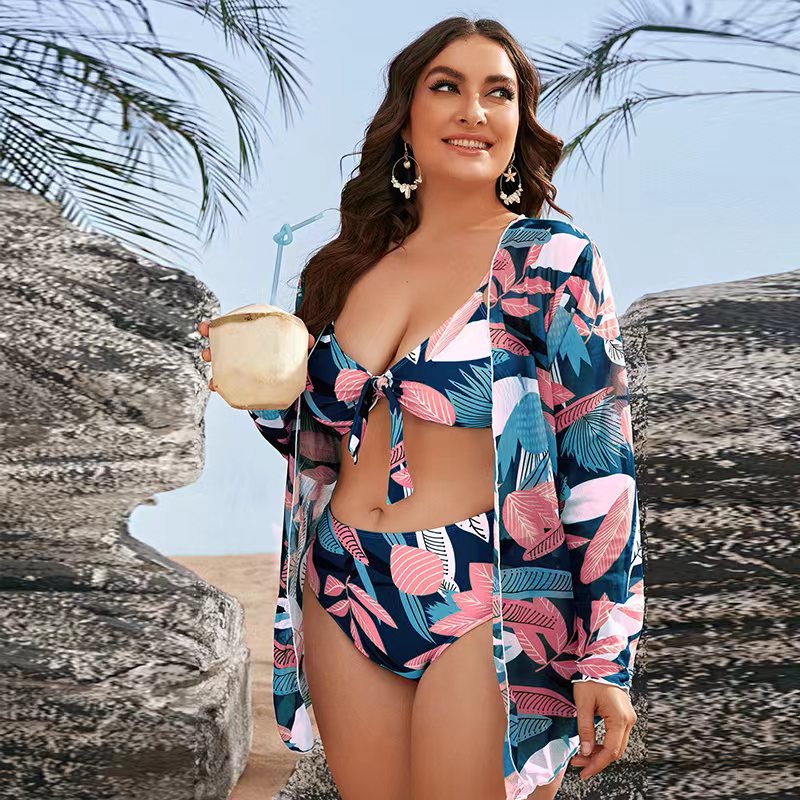 Bikini Mujer Plus Size Tres Piezas 